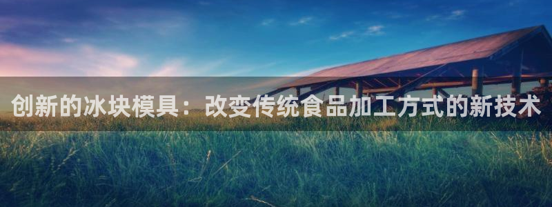 太阳集团城娱6543官网：创新的冰块模具：改变传统食品加工方式的新技术