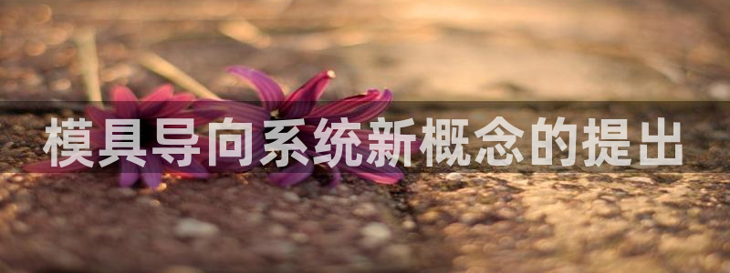 太阳成集团app：模具导向系统新概念的提出