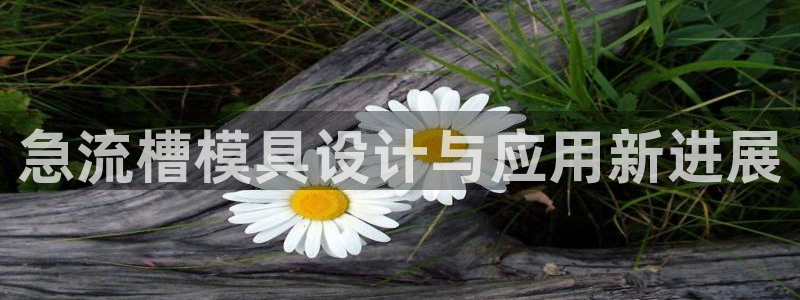 1593太阳集团城所有网址：急流槽模具设计与应用新进展