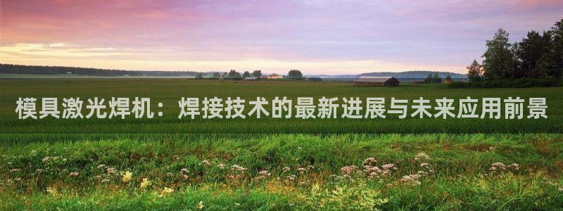 太阳成集团tyc234cc主页网站：模具激光焊机：焊接技术的最新进展与未来应用前景