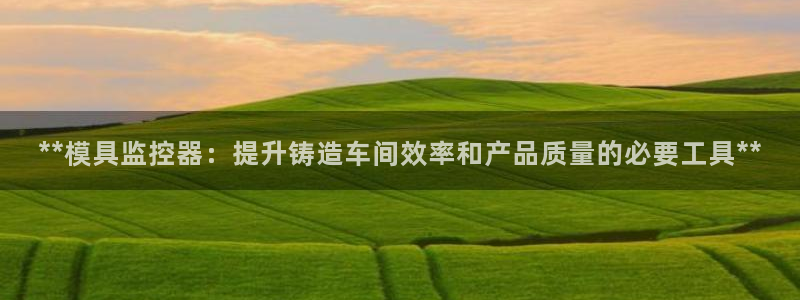 太阳成集团网站005：**模具监控器：提升铸造车间效率和产品质量的必要工具**