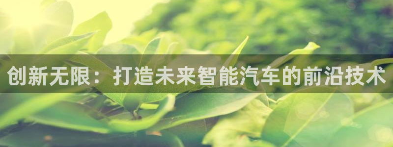 太阳诚集团在线：创新无限：打造未来智能汽车的前沿技术