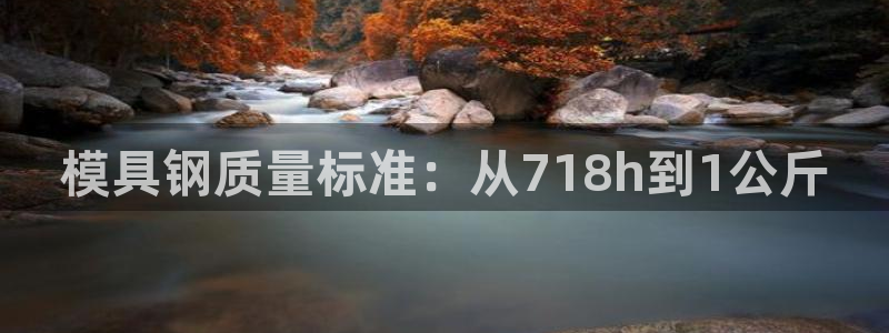 太阳集团入口官网首页：模具钢质量标准：从718h到1公斤