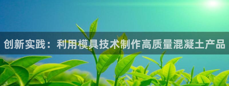 太阳c集团：创新实践：利用模具技术制作高质量混凝土产品